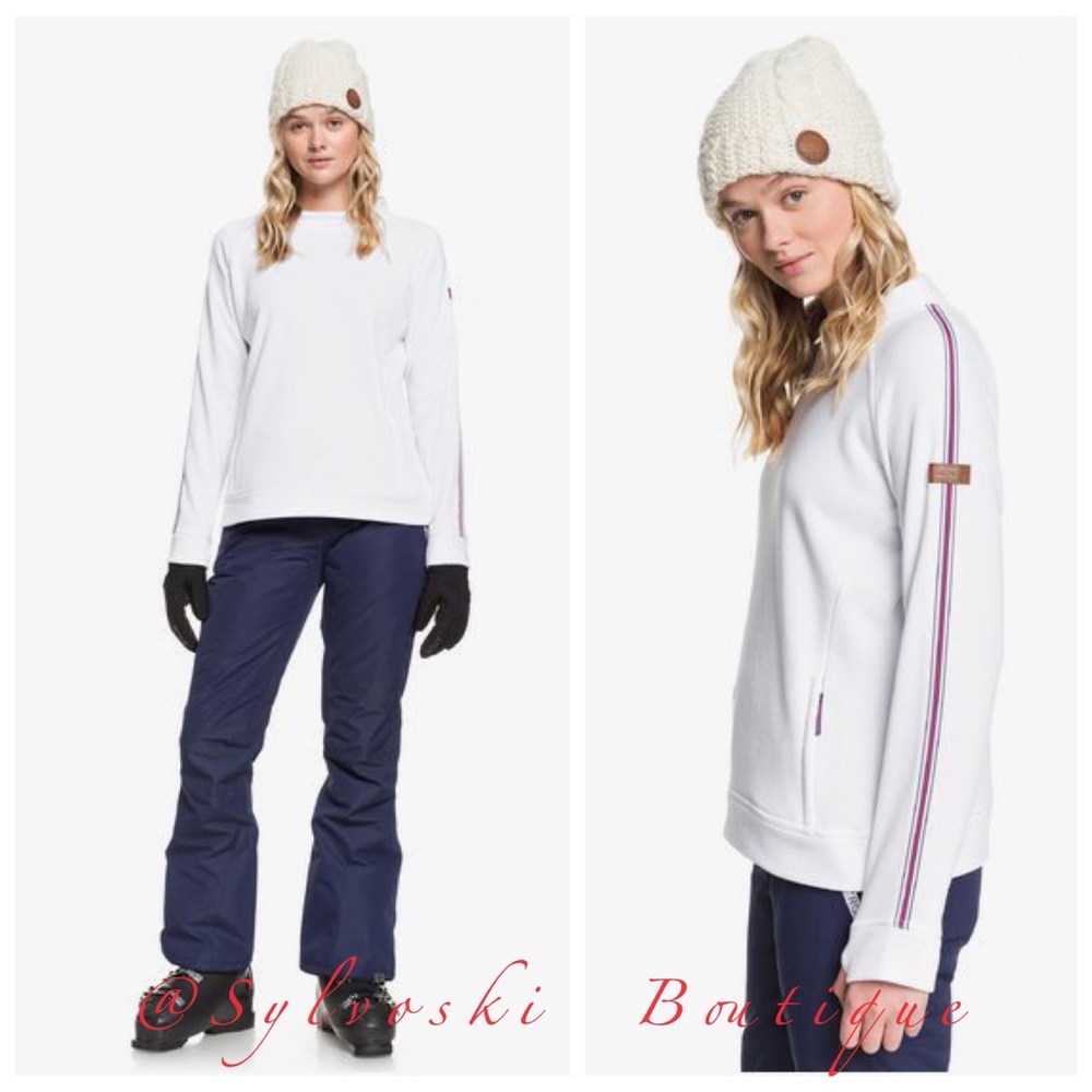 🔥 Roxy Women's Resin Overhead Fleece NWT - Picture 3 of 10